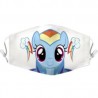 Cubreboca pony title ( flutter dash )